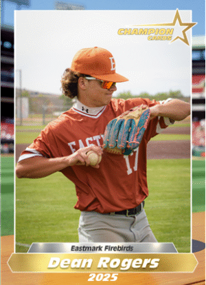 Dean Rogers trading card